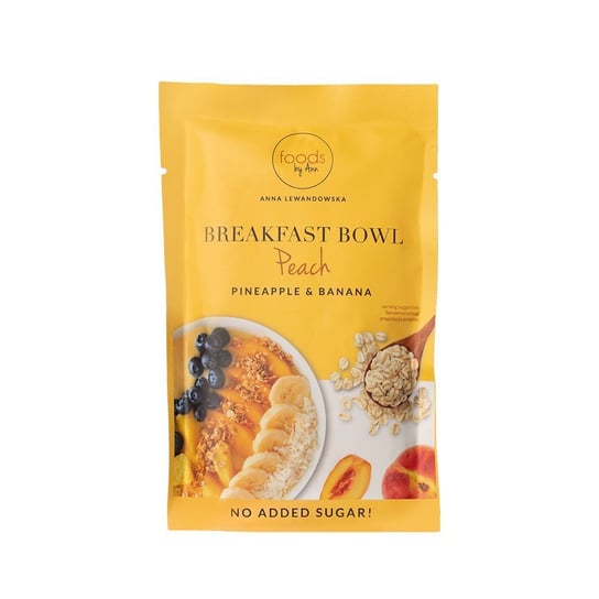 Foods by Ann, owsianka Breakfast Bowl ananas banan brzoskwinia, 50 g Foods by Ann