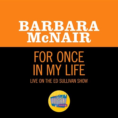 For Once In My Life Barbara McNair