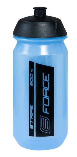 Force, Bidon rowerowy, Stripe 251953, niebieski-czarny, 500 ml Force