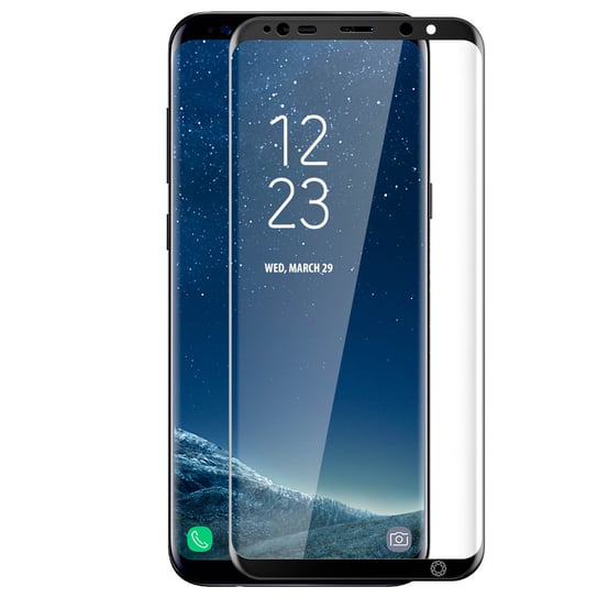Force Glass Samsung Galaxy S8 Plus Tempered Glass Screen -Black Life Guaranteed Force Glass
