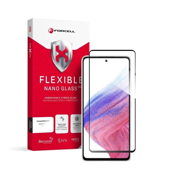 Forcell Flexible 5D - szkło hybrydowe do Samsung Galaxy A53 5G czarny Forcell