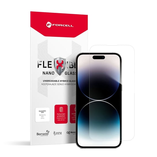 Forcell Flexible Nano Glass - szkło hybrydowe do iPhone 14 Pro Max Forcell