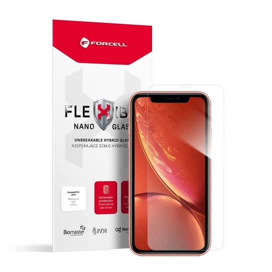 Forcell Flexible Nano Glass - szkło hybrydowe do iPhone Xr/11 Forcell