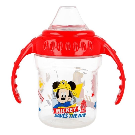 Forcetop, Mickey Mouse, Kubek niekapek / Butelka z silikonowym ustnikiem, 250 ml Forcetop
