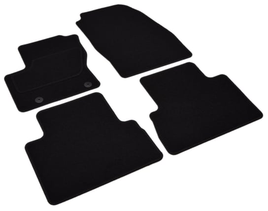 Ford C-Max 2012-2015r. - Czarne dywaniki welurowe w jakości Economy ALDOS