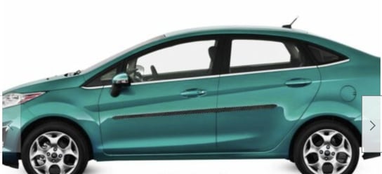 Ford Fiesta Sed 09-17 Listwy CZARNE Boczne Drzwi Martig