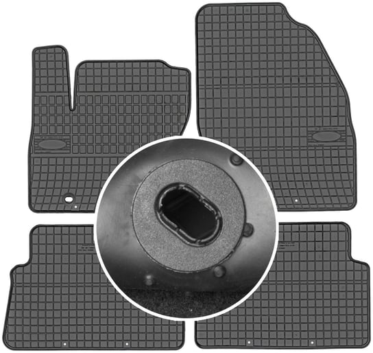 Ford Kuga I SUV od 2008-2012r. Dywaniki gumowe FROGUM 0303 + mocowania MAX-DYWANIK Frogum