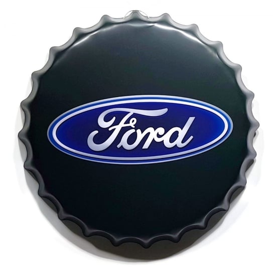 Ford Logo Blaszany Kapsel na Ścianę Duży 40Cm Inna marka