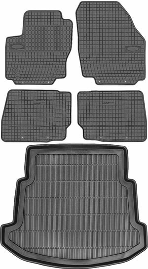 Ford Mondeo IV Hatchback od 2008-2011r. Bagażnik MAX-DYWANIK 910517 + Dywaniki FROGUM 0302 Max-Dywanik