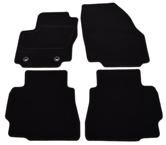 Ford Mondeo Mk4 07-12r. - Czarne dywaniki welurowe w jakości Economy ALDOS
