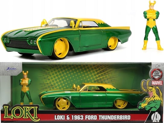 FORD Thunderbird 1963 Loki MARVEL JADA 1:24 Jada