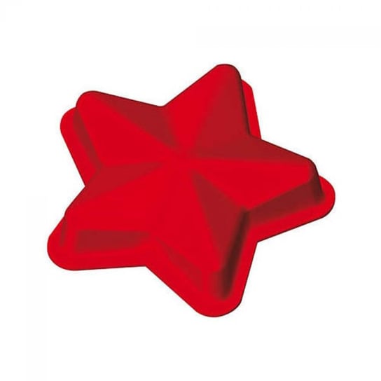 Foremka do ciasta LURCH FlexiForm, Gwiazdka, czerwona, 16 cm Lurch