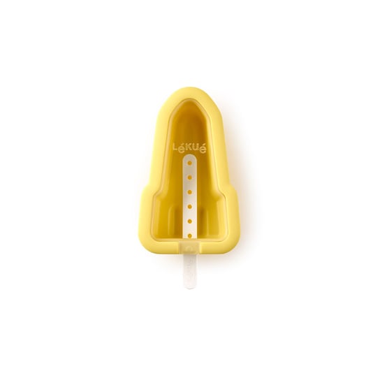 Foremka do lodów na patyku LEKUE, Jet, żółta, 3x7,3 cm Lekue