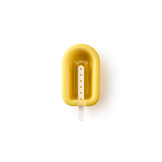 Foremka do lodów na patyku LEKUE Stackable, żółta, 2,6x6,5 cm Lekue