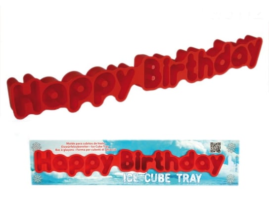 Foremka do lodu, Happy Birthday, czerwona OOTB