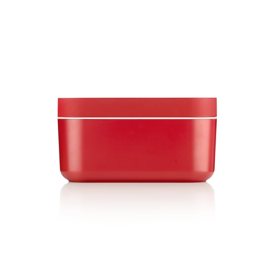 Foremka do lodu z pudełkiem LEKUE Ice Box, czerwona, 2,5x12,5 cm Lekue