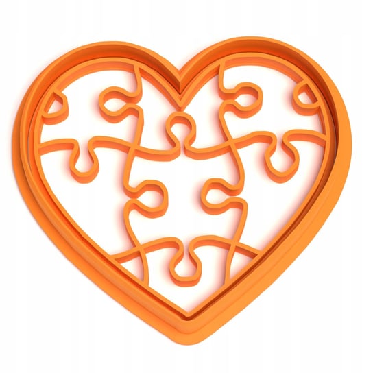 Foremka Serce Puzzle Walentynki Miłość Wykrawacz Inna marka