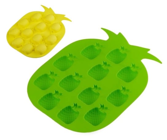 Foremki do kostek lodu silikonowe kształt ananas Galicja Fruits Inna marka