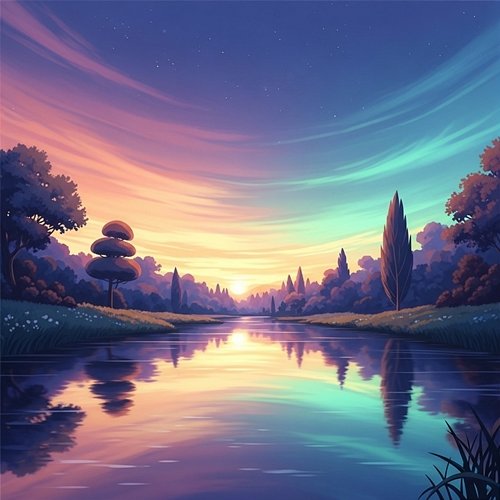 Forest Night Glow LofiForest