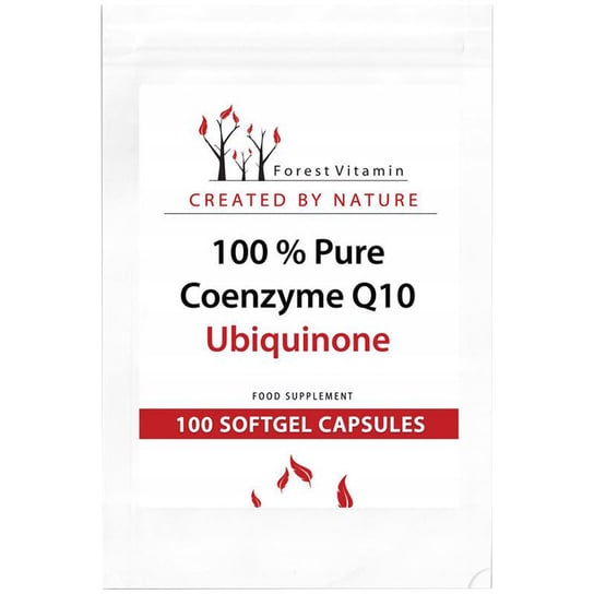 Forest Vitamin, 100% Pure Coenzyme Q10 Ubiquinone, Suplement diety, 100 kaps. Forest Vitamin