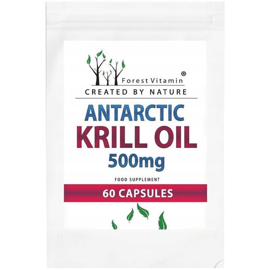 Forest Vitamin, Antractic Krill Oil 500mg, Suplement diety, 60 kaps. Forest Vitamin