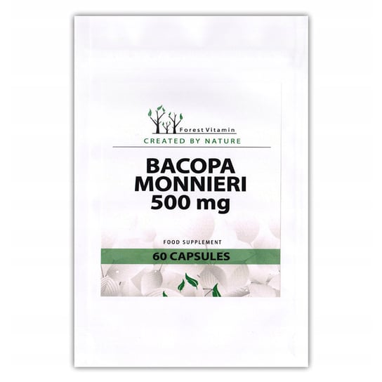 Forest Vitamin Bacopa Monnieri 500Mg Suplementy diety, 60 kaps. Forest Vitamin