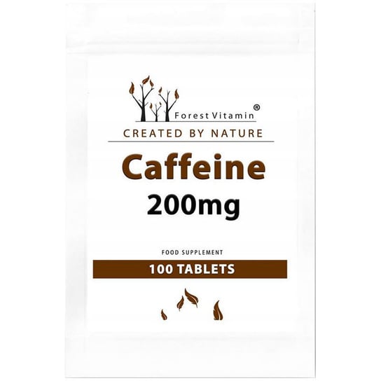 Forest Vitamin, Caffeine 200mg, Suplement diety, 100 tab. Forest Vitamin