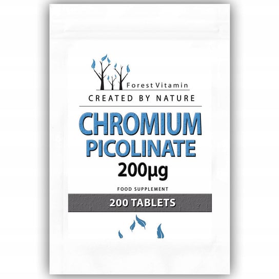Forest Vitamin Chromium Picolinate 200Ug 200Tabs Forest Vitamin