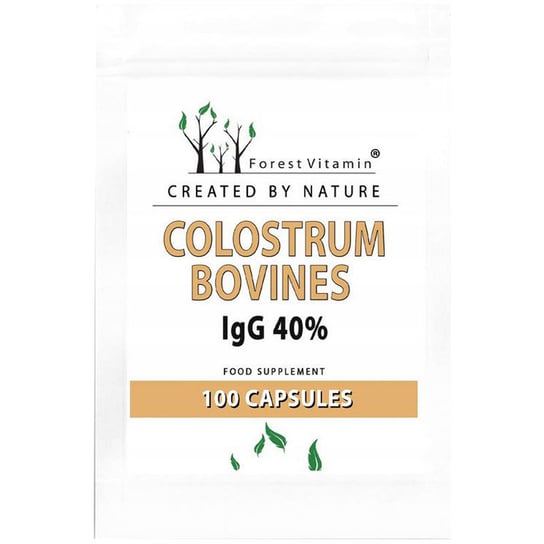 Forest Vitamin Colostrum Bovines Igg 40% 100Caps Forest Vitamin