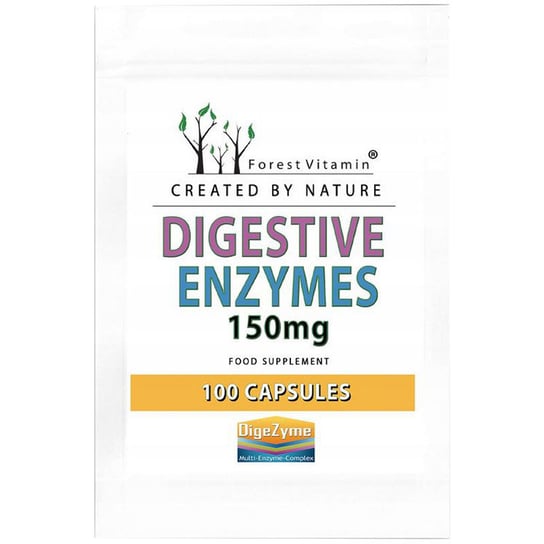 Forest Vitamin Digestive Enzymes 150Mg 100Caps Forest Vitamin