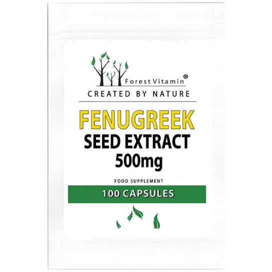 Forest Vitamin, Fenugreek Seed Extract 500mg, Suplement diety, 100 kaps. Forest Vitamin
