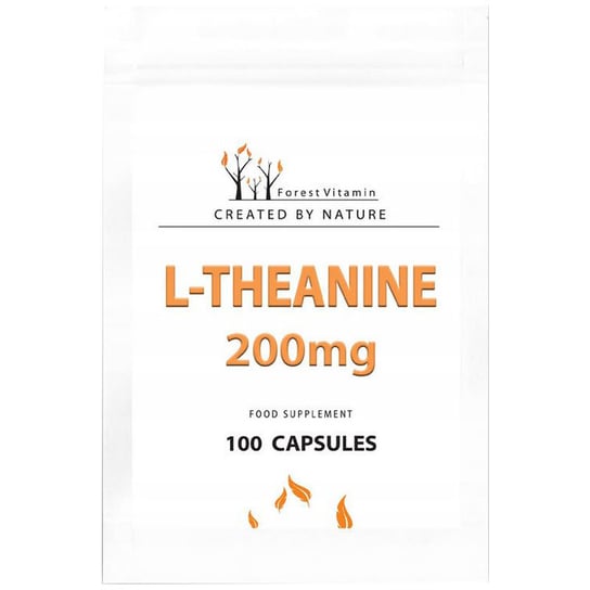 Forest Vitamin, L-Theanine 200mg, Suplement diety, 100 kaps. Forest Vitamin