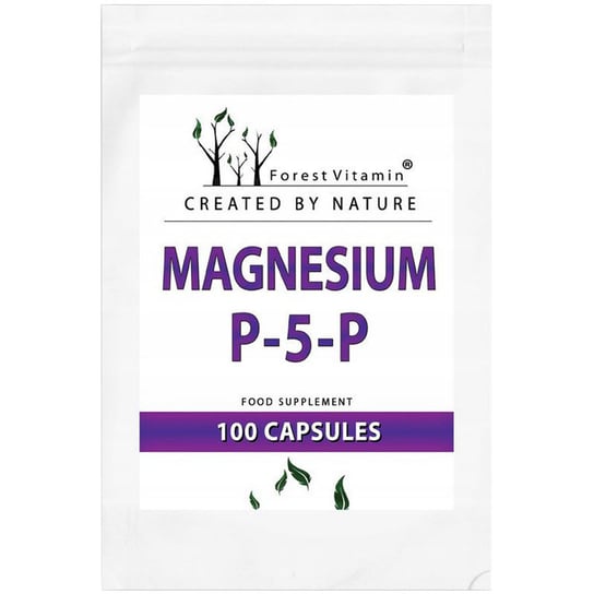 Forest Vitamin, Magnesium P-5-P, Suplement diety, 100 kaps. Forest Vitamin