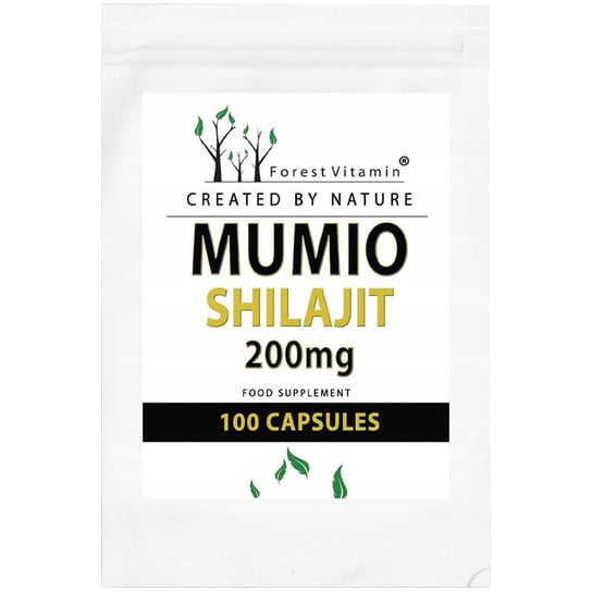 Forest Vitamin, Mumio Shilajit 200mg, Suplement diety, 100 kaps. Forest Vitamin