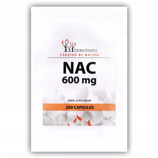 Forest Vitamin Nac 600Mg Suplement diety, 250Caps Forest Vitamin