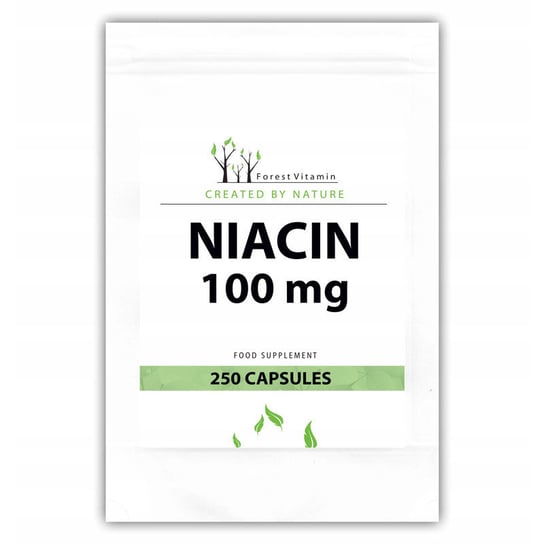 Forest Vitamin Niacin 100Mg Suplement diety, 250Caps Forest Vitamin