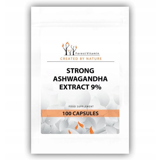 Forest Vitamin Strong Ashwagandha Extract 9% Suplement diety, 100 kaps. Forest Vitamin