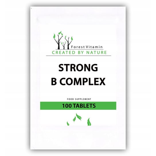 Forest Vitamin Strong B Complex Suplement diety, 100 tab. Forest Vitamin