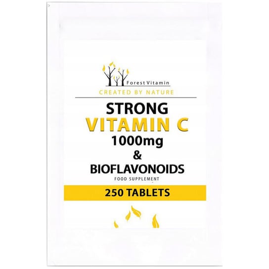 Forest Vitamin, Strong Vitamin C 1000mg&Bioflavonoids, 60 tab. Suplement diety Forest Vitamin