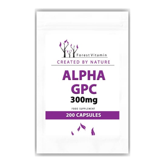 Forest Vitamin, Witaminy Alpha GPC 300mg,Suplement diety,  200kaps. Forest Vitamin