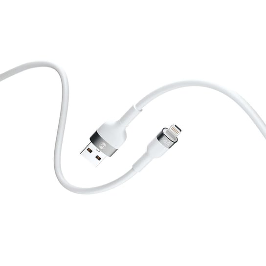 Forever kabel Flexible USB - Lightning 1,0 m 2,4A biały TelForceOne