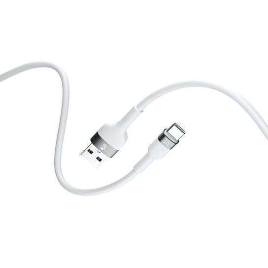 Forever kabel Flexible USB - USB-C 1,0 m 3A biały TelForceOne