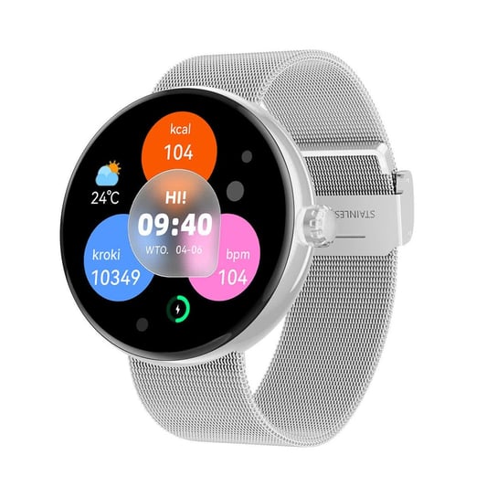 Forever Smartwatch Forevive 5 SB-365 Srebrny Forever