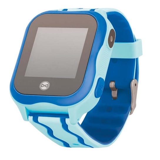 Forever, Zegarek smartwatch dla dzieci z lokalizatorem GPS WIFI, KW-300 SOS, niebieski Forever