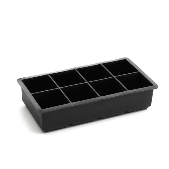 Forma ALCOLE na kostki lodu kwadratowe czarna 22x11 cm HOMLA Homla