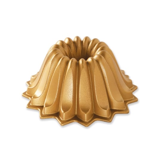 Forma do babki NORDIC WARE Lotus, złota, 21,6x21,6x9,5 cm Nordic Ware