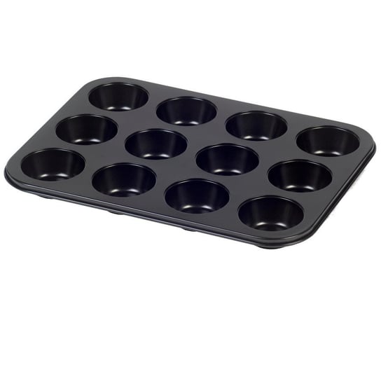Forma do pieczenia muffinek TADAR, czarna, na 12 szt. Tadar
