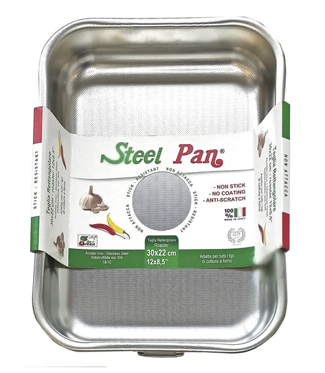 Forma do pieczenia stalowa z nieprzywierającą teksturą 30x22x5.5 cm – STEEL PAN Inny producent