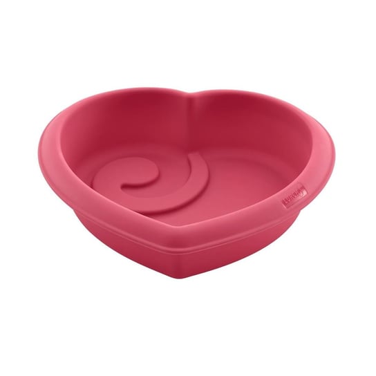 Forma na ciasto LURCH Serce, różowa, 22x21x6 cm Lurch