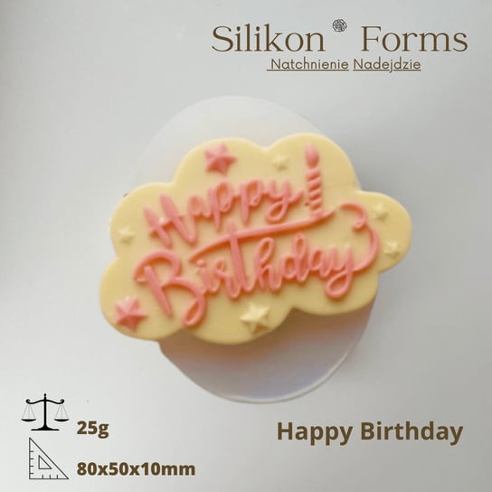 Forma silikonowa Happy Birthday Silikon Forms Inna marka